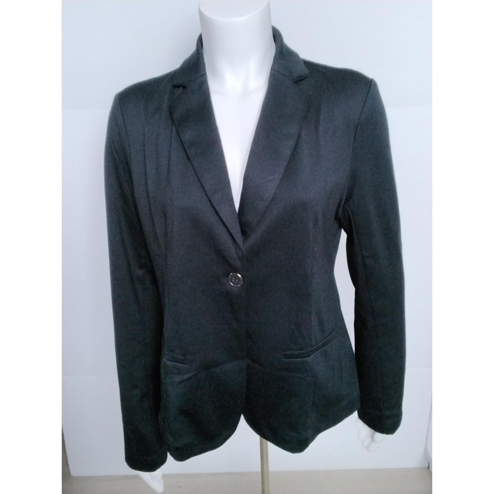Labijou Womens Everyday Blazer Jacket Black Size Large